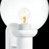 103733805 Wall light, 60 W, round, white, E27