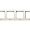 AS Ramka 4 poczwórna do wyłączników IP44 ecru RH-4G/27 OSPEL
