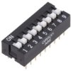 Przełącznik Dip-Switch Ilość Sekcji 9 On-Off 0,025A/24Vdc A6e-9104-N