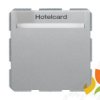 BERKER Q.1/Q.3/Q.7 Wyłącznik przekaźnikowy na kartę hotelową aluminium aksamit lakierowany 16406094 HAGER