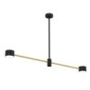 Lampa Sufitowa Cross Gold 2Xgx53 Mlp8576 Milagro