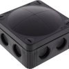 Skrzynka przyłączeniowa Wiska COMBI 308/5/S, IP66/IP67, (D x S x W) 85 x 85 x 51 mm, czarny (ral 9005), 1 szt.