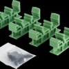 65961 DIN rail clip for PCB 4 pieces