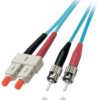 Duplex-jumper, SC to ST, 2 m, OM3, multimode 50/125 µm, O7353.2