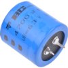 Kondensator 4700 μF 63 V dc Montaż zatrzaskowy Vishay roztaw: 10 mm