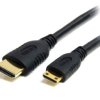 Kabel HDMI 1m A: HDMI B: Mini HDMI A: Męskie B: Męskie High Speed HDMI 1.4