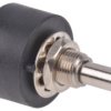 Potencjometr z przewodem nawojowym 250Ω RS PRO średnica wału 6 mm 1W długość wału 25mm średnica 25.4mm Montaż panelowy