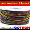 Przewód typu kynar 0.24mm 8 żył 1m