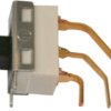 Slide switch, On-On, 1 pole, angled, 0.4 VA/20 V AC/DC, GH36WW00000
