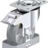 Blickle 926757 L-ALTH 160K-FI-AS-CO-FS Rolka obrotowa z blachy stalowej Średnica koła: 160 mm Maksymalne obciążenie: 400