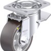 Blickle 936528 LH-ALST 127K-ST-AS Rolka obrotowa z blachy stalowej Średnica koła: 125 mm Maksymalne obciążenie: 450 kg 1