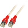 Crossover patch cable, crossover, RJ45 plug, straight to RJ45 plug, straight, Cat 5e, SF/UTP, PVC, 2 m, gray, K5450.2