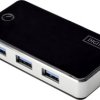 Digitus DA-70231 USB-Hub 4 porty USB-A USB 3.0 5 GBit/s czarny, srebrny DA-70231