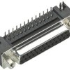 HARTING Złącze D-sub D-Sub 25-pinowe Kąt prosty 2.77 mm Pitch Otwór przelotowy Żeńskie Wkładki gwintowane UNC od 4 do 40
