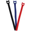 Cable tie assortment, releasable, PA/polyester, (L x W) 200 x 11 mm, black/blue/red, BS18-10002, package with 12 pieces