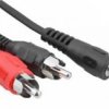 PRZEWOD JACK 2*RCA 7.5M 01678