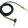 Przyłącze kabel Jack-Jack 3,5mm Stereo kątowy (1m)