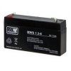 Akumulator AGM 6V/ 1,3Ah MWS 1,3-6 MWpower 132531