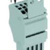 1-wire female connector, 9 pole, pitch 3.5 mm, straight, gray, 2020-109/134-000