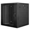 Szafka serwerowa wisząca 19 12U 600x600 czarna LANBERG /do zmontowania/ WF01-6612-10B