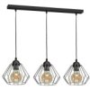 Lampa Wisząca Norman Black 3Xe27 Mlp6264 Milagro