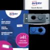 POL30MA02-10DR Name badge, 70x30 mm, magnet, with badge inserts, 10 pieces