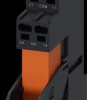 Plug-in relay complete unit 230 V AC, 2 CO, LED module red base