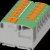 1019611 PTVFIX distributor block, 6/12x2.5, green