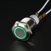 Adafruit Rugged Metal Pushbutton with Green LED Ring