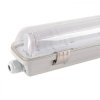 Oprawa hermetyczna pod tuby LED 1x60cm Szara IP65 ABS + PS 66,9x6,9x8,3cm VO2813