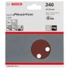 Bosch 2608605645 Orbital Sandpaper Hook & Loop Perf. 240 G Ø 125mm for Wood 5pk