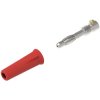 Electro PJP 1060-C-CD1-R Banana Plug 4mm Red Straight Pin 1pc