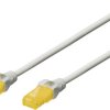 kabel LAN Digitus DK-1613-A-005, 1 szt., RJ45, CAT 6a, U/UTP, 0.50 m, szary
