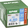 SPAX 1197000400503 R 88091 Senkkopf T-STAR Wkręt do drewna 4 mm 50 mm T-STAR plus stal nierdzewna A2 200 szt.