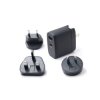 Zasilacz wtyczkowy Uwy 5→20V dc Iwy 1.75→3A USB typ A, USB typ C 36 W PD + QC Multihead PSU typ wtyczki: Wymienny 2