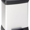 Curver DECO Bin 240638 Kosz na śmieci 30 l (S x W x G) 390 x 510 x 290 mm srebrny, czarny 1 szt.