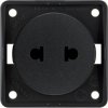 Integro Flow Gniazdo b/u /Standard Euro-Amerykański/ czarny mat 962572503