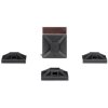 Mounting base, with high-performance adhesive, max. bundle Ø 3.1 mm, PA, black, self-adhesive, (L x W x H) 19 x 19 x 3.8 mm, 151