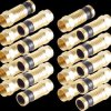 BS15-300914 10x gold F compression plugs for cable 7.2 mm