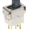 Przełącznik suwakowy, IP57, SPST, SMD, 20V ac/dc, 0,4VA, -30 → +85°C, C & K