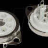 RIMLOCK DR.KER. Tube socket, B8A, 8-pin, wire/chassis