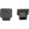 PB Fastener CP-USB-B USB Port Cap Silicone Black Quick Assembly and Reusable