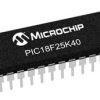 Mikrokontroler Microchip PIC18F25K40-I/SP PIC18F25K40 SPDIP 28-pinowy Powierzchnia PIC 32kB 8 bit 64 MHz, 2 kB RAM