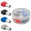 Zestaw tulejek podwójnych kablowych izolowanych HI / TE DIN 0,75-2,5mm2 200szt w pudełku KNIPEX 97 99 908