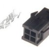 TMF04-W/2 Złącze mocy, wtyk na kabel - 4pin (z terminalami) raster gniazda: 3.0mm - opakowanie 2 sztuki
