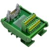 CZH-LABS DIN Rail Mount IDC-14 Male Header Connector Breakout Board Interface Module, IDC Pitch 0.1", Terminal Block Pitch