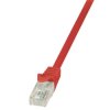 LogiLink Patchcord U/UTP czerwony kat.5e PVC 0,5m.