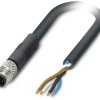 Kabel do czujników/elementów wykonawczych Phoenix Contact SAC-4P- 5,0-PVC/M 8FS BK 1526282, kabel, otwarte końcówki, 1 s