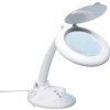 Lupa stołowa, 3, 12dioptrii, 125mm, 600mm, Lampa stołowa, LED, 11W