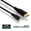 PI1300-020 HDMI/Micro HDMI cable - PureInstall series 2.00m